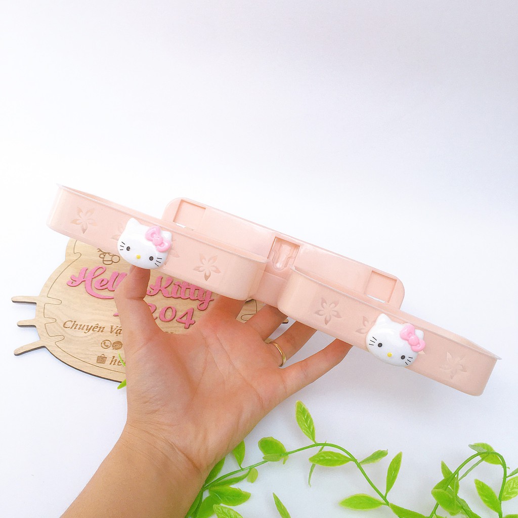 [HÀNG MỚI VỀ] Khay để xà phòng, để đồ Hello Kitty