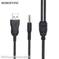 Tai nghe chụp tai gaming có mic game bo103 điều chỉnh âm lượng chơi game pubg liên quân trên PC máy tính