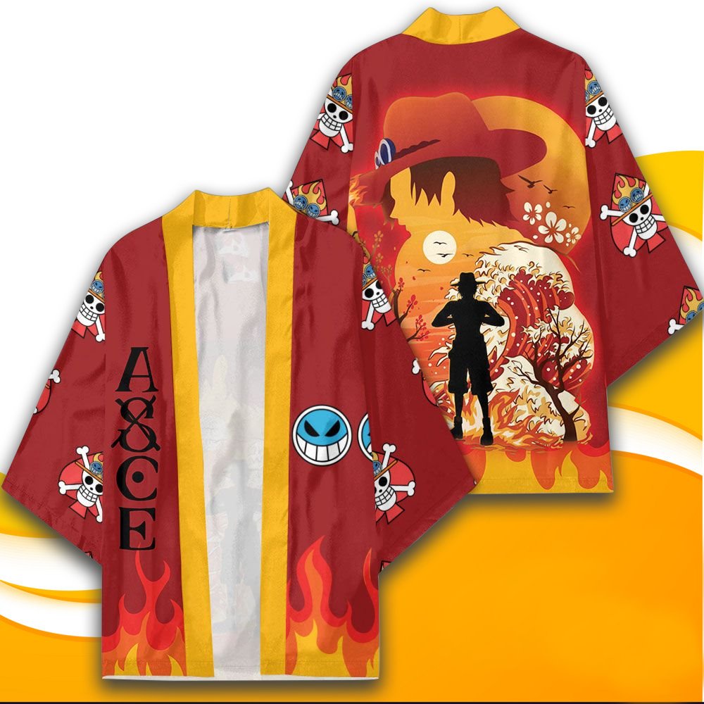Mới Áo Choàng Ngủ Hóa Trang Nhân Vật Ace Phim ONE PIECE