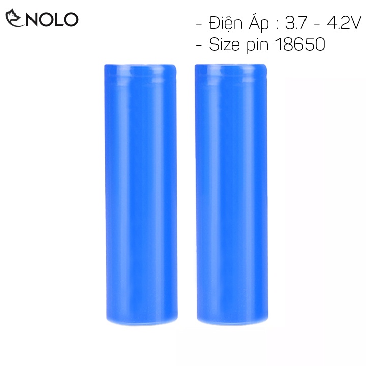 Como 2 Viên Pin Sạc Li-on 3,7V Cho Quạt Mini Cầm Tay