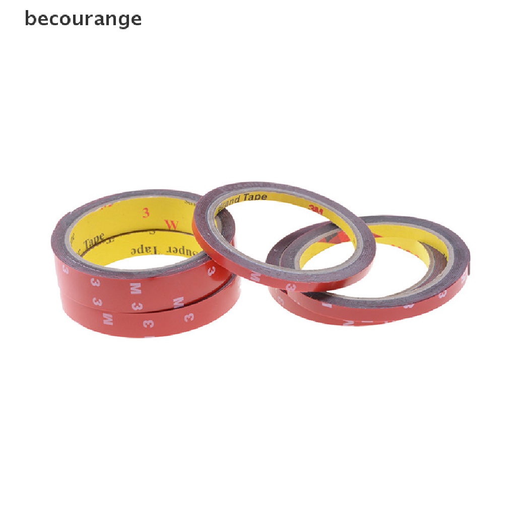 Băng keo hai mặt bằng xốp acrylic màu đỏ độ bền cao cho xe hơi xe tải