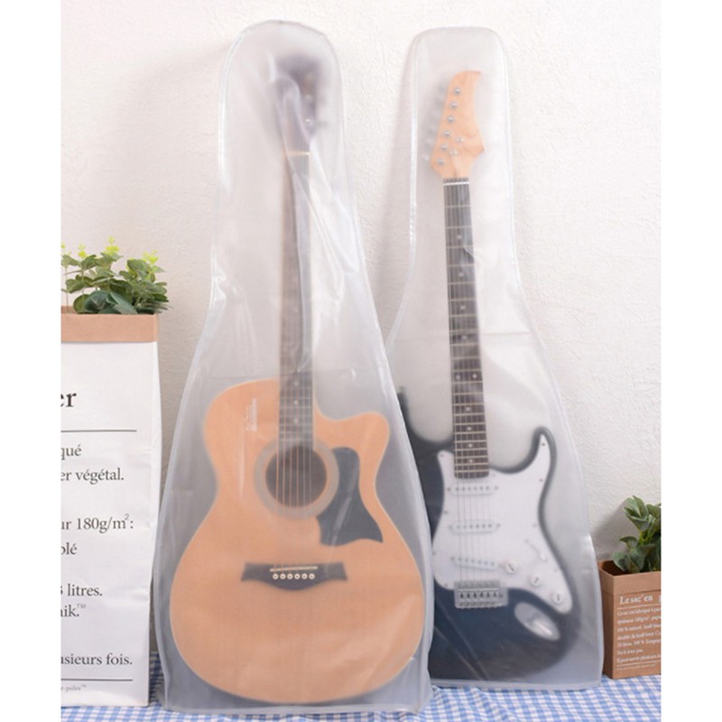 Guitar Cover Fit Electric Guitars Frosted Transparent Guitar Cover