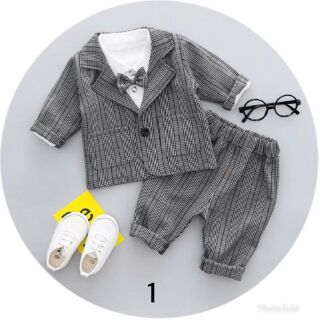 Bộ vest cho bé trai