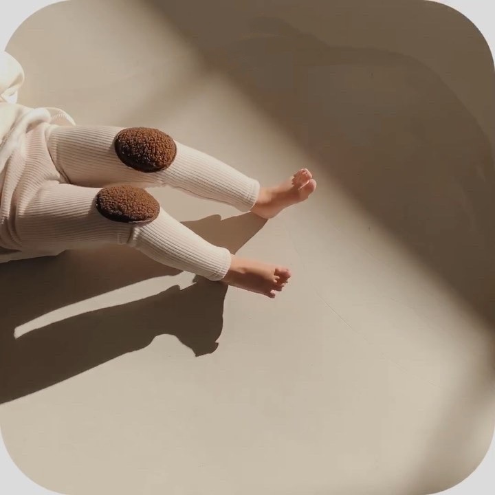 Quần Legging Thun Gân Đệm Đầu Gối Cho Bé 5-15kg