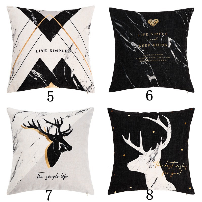 Áo gối hình vuông nhiều kiểu dáng dùng trang trí nội thất tiện dụng | BigBuy360 - bigbuy360.vn