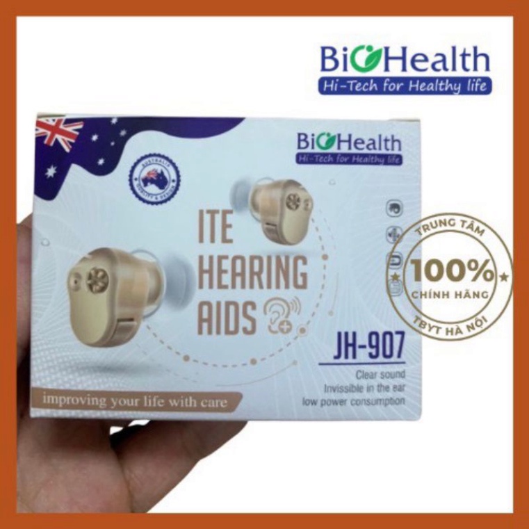 BẢO HÀNH 1 NĂM - MÁY TRỢ THÍNH không dây ITE Biohealth JH-907 - Máy điếc, Tai nghe trợ thính cho người gi
