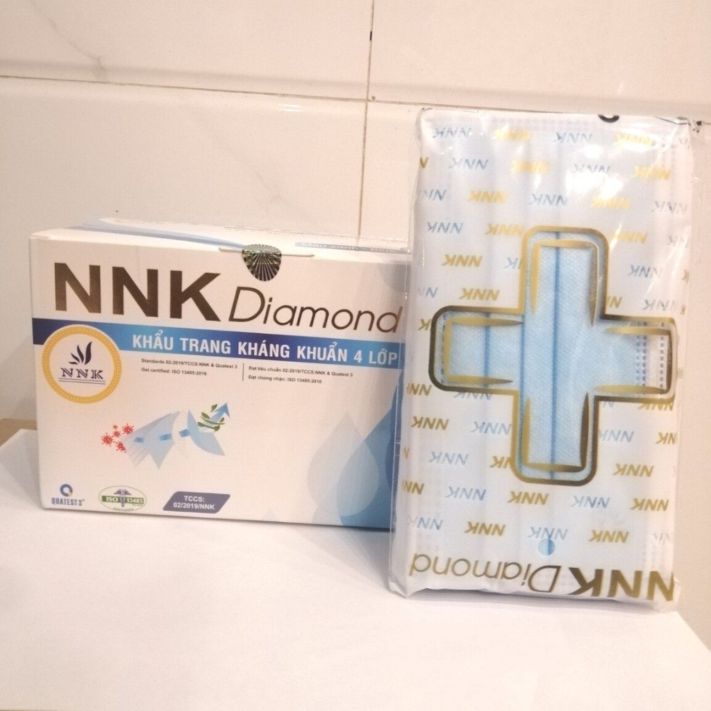 [loại tốt] Khẩu trang y tế 4 lớp Diamond Mask an toàn - thông thoáng - không đau tai | BigBuy360 - bigbuy360.vn