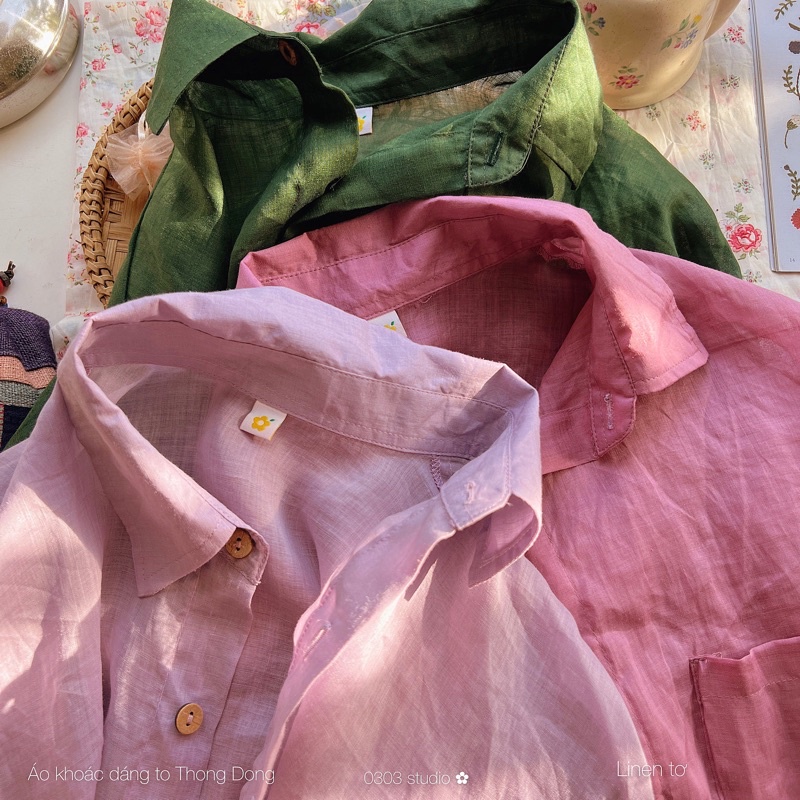 Áo khoác sơmi oversize - Thong Dong - 0303 studio ✿