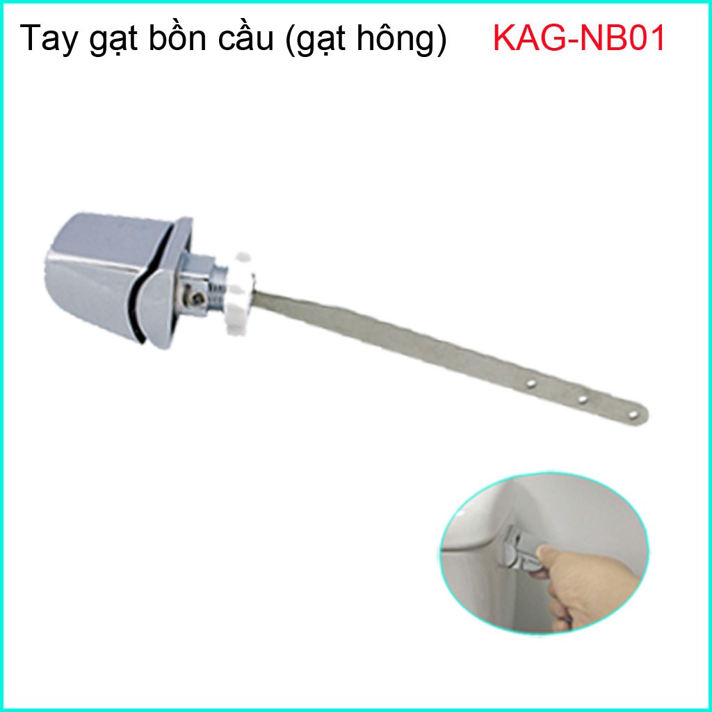 Tay gạt bàn cầu, tay gạt bên hông bồn cầu inax C117, C333, C711 KAG-NB01