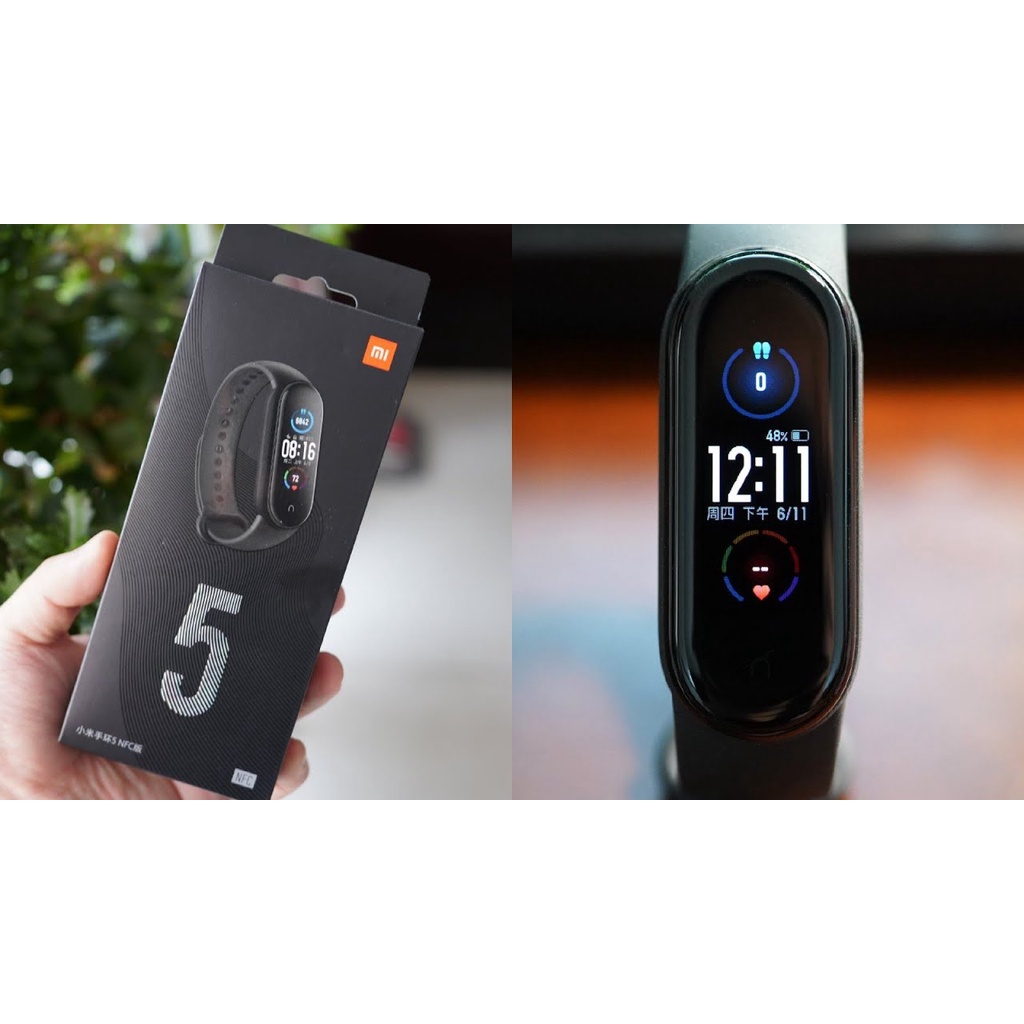 [Mã 253ELSALE hoàn 7% đơn 300K] Đồng Hồ Xiaomi Mi Band 5 Nguyên seal ( có update Tiếng Việt ) - BH 12 Tháng