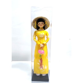 Búp bê áo dài truyền thống ((28cm x 8cm x 8cm)