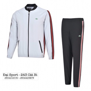 Sét bộ thể thao gió Lacoste 