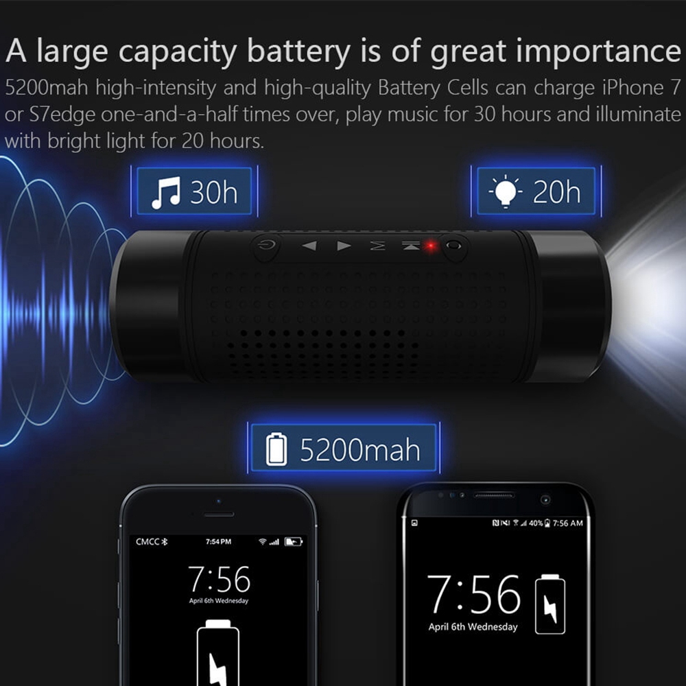 Loa Bluetooth Jakcom Kiêm Sạc Dự Phòng 5200mah + Giá Đỡ H7 Cho Xe Đạp