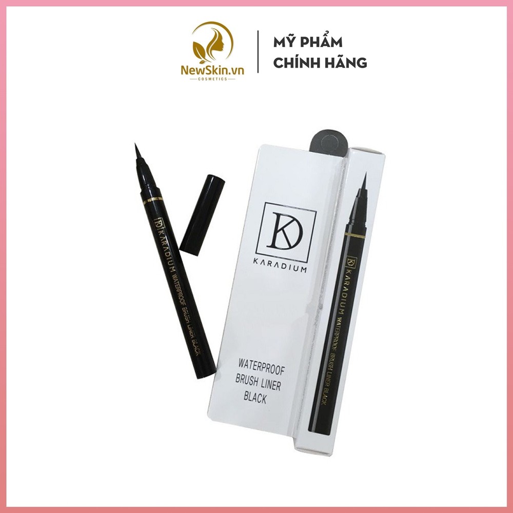 Bút Kẻ Mắt Nước Karadium Waterproof Brush Liner Black