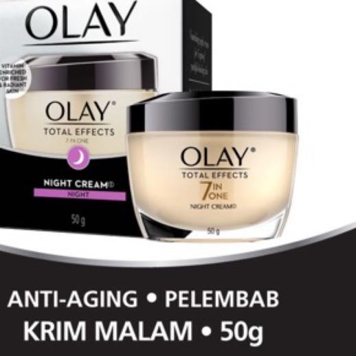 (Hàng Mới Về) Kem Ban Đêm Olay Total Effect 7 Trong 1 Chống Lão Hóa 50gr