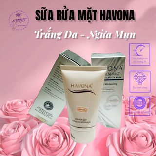 Sữa rửa mặt trắng da ngừa mụn Havona 120ml
