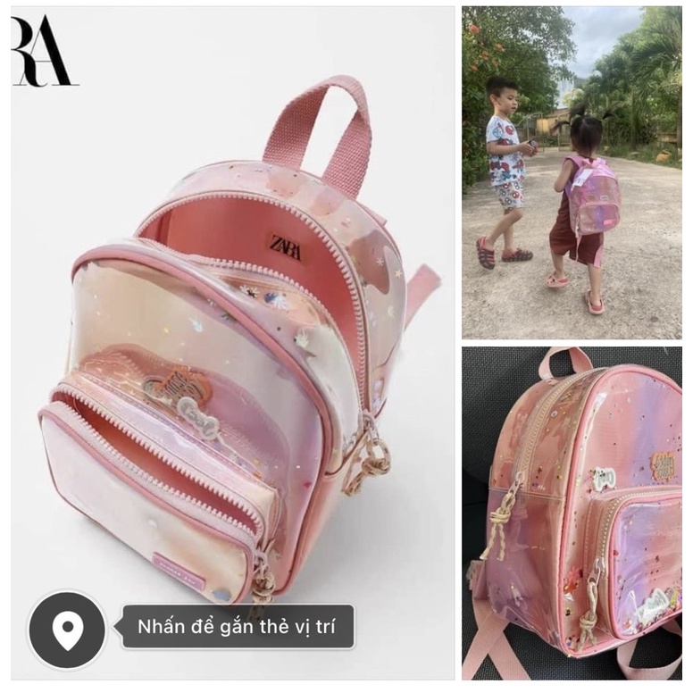 Balo bé gái mầm non