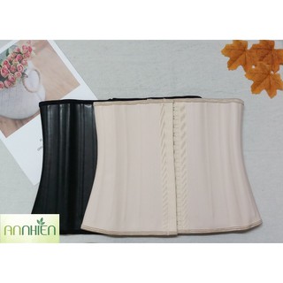 Đai gen bụng Latex 25 xương thép 100% cao su non chiều cao 25cm