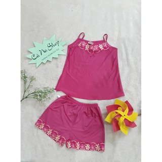 Đồ bộ thun lạnh cho bé gái size 5-8 (bé từ 10-15kg)