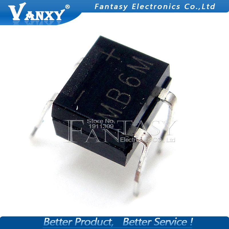 Bộ 10 Mạch Chỉnh Lưu Cầu Mb6M Dip-4 600v 0.5a | BigBuy360 - bigbuy360.vn