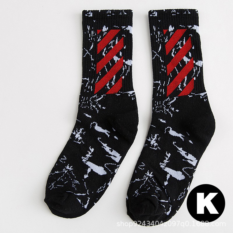 Tất Nam Off White Cao Cổ - Vớ Unisex phong cách trẻ trung năng động - T049