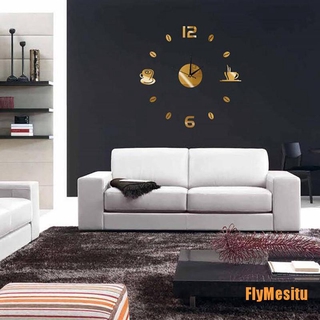 Bay❀Đồng Hồ Dán Tường 3d Tự Dính diy
