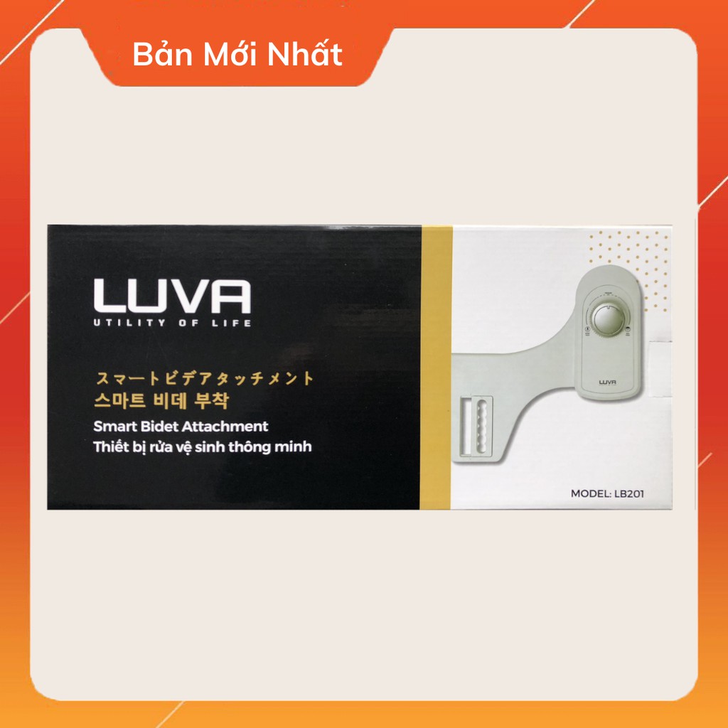 [BẢN MỚI] Luva Bidet LB 201 - Vòi rửa vệ sinh thông minh [Bảo hành 3 năm, đổi trả 7 ngày]