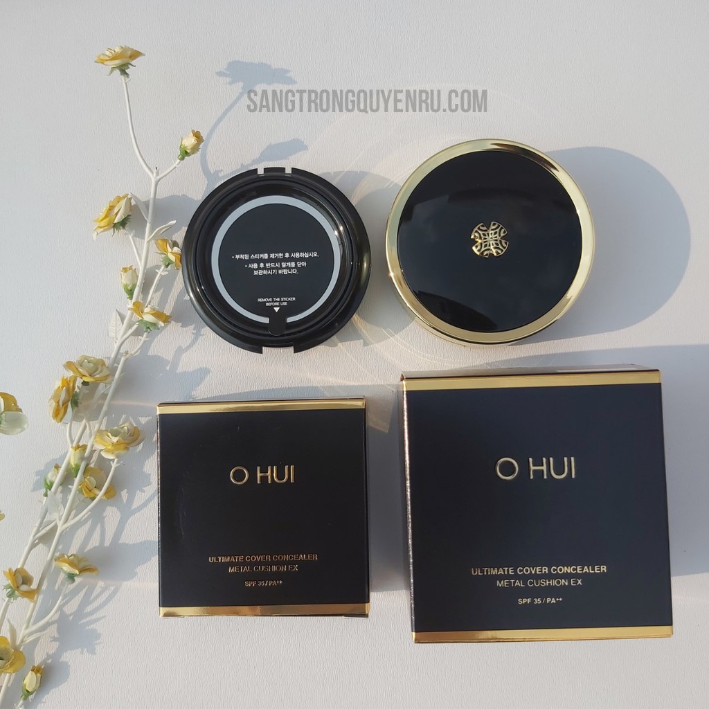 Cushion Phấn Nước Ohui Ultimate Cover Concealer Metal Cushion Ex - Dành Cho Da Dầu