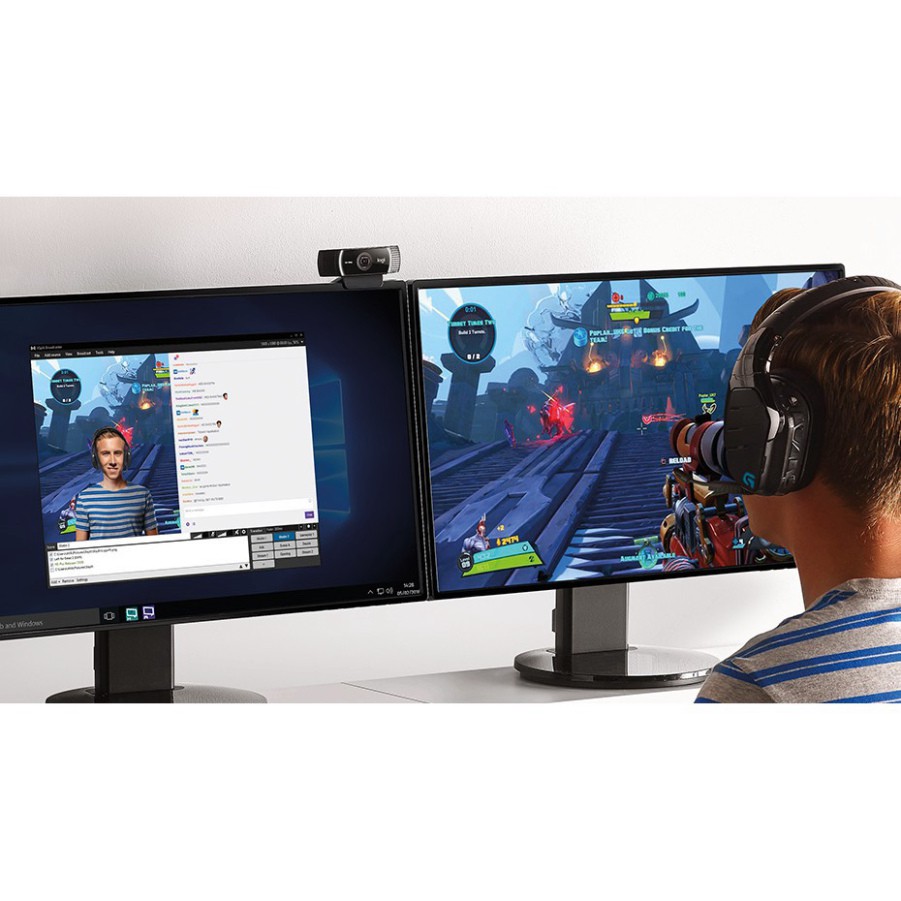 Webcam Full HD Stream Logitech C922 PRO 1080P/30FPS 720P/60FPS | BigBuy360 - bigbuy360.vn