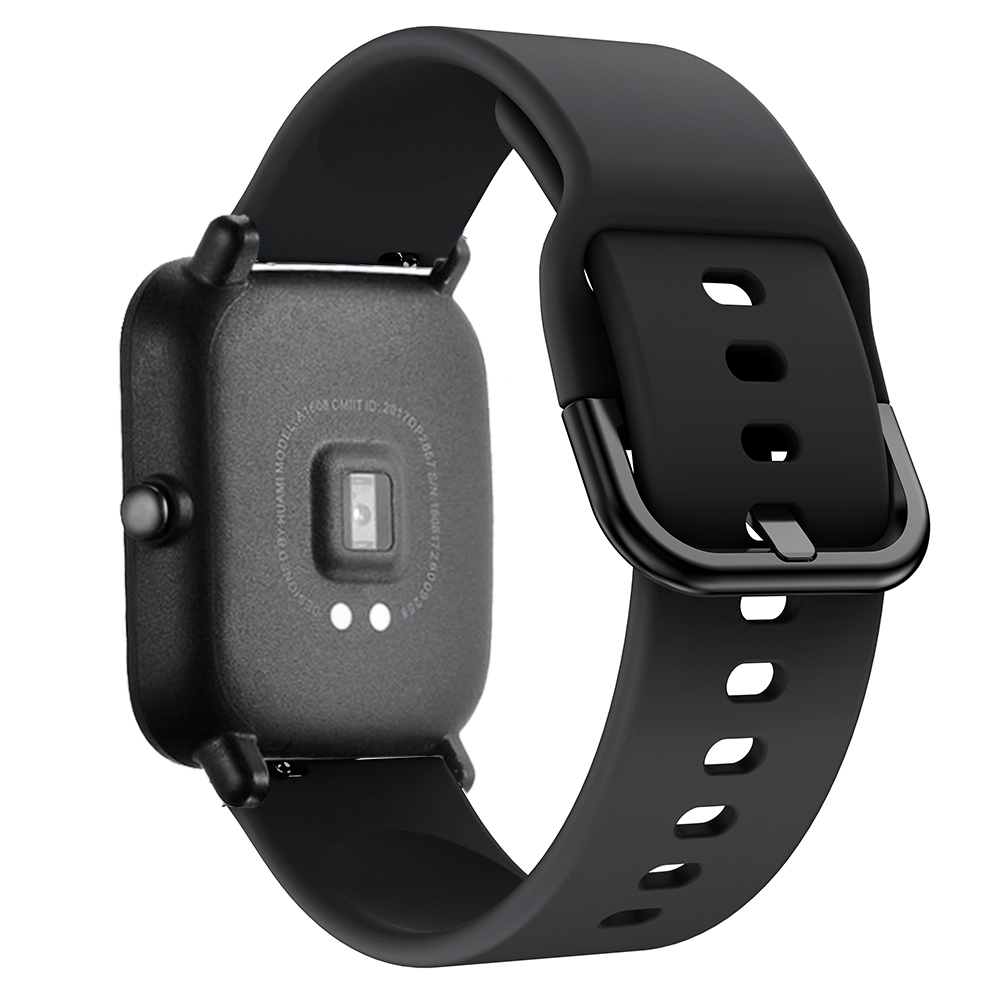 HAYLOU Dây Đeo Thay Thế Chất Liệu Silicon Thiết Kế Sọc Gân Cho Xiaomi Amazfit Gts 2 Mini / Gts 2e / Bip U / Bip 1s / Bip Lite / Comi Ls02 / Gtr 42mm / Comi P8