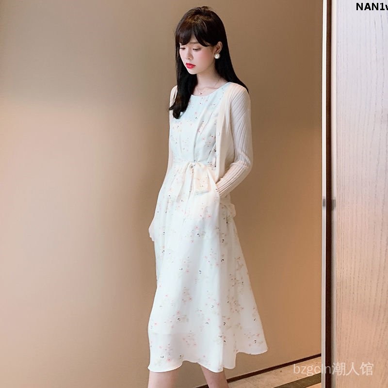 Đầm Dáng Dài Vải Mỏng Chiết Eo 14 Phong Cách Pháp 2021 | BigBuy360 - bigbuy360.vn