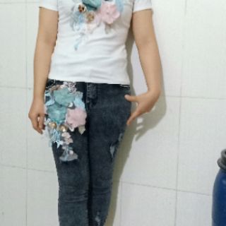 Set jean hoa nhiều mẫu( có big size đến 80 kg)