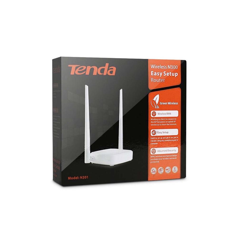 Bộ phát WIFI 2 râu Tenda N301 / Bộ phát wifi Tp Link 820N 2 râu dailyphukien