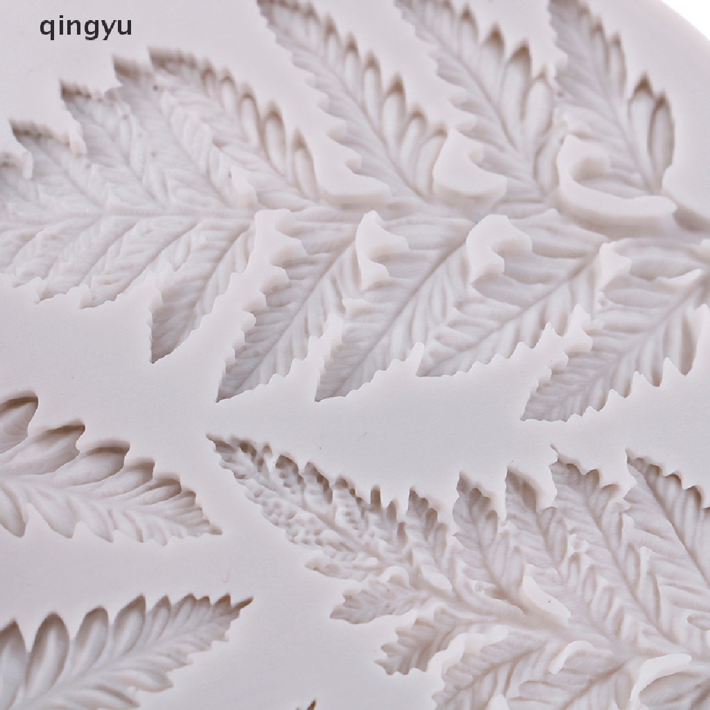 Qingyu Khuôn silicone Làm Kẹo Đường / Sô Cô La Hình Chiếc Lá