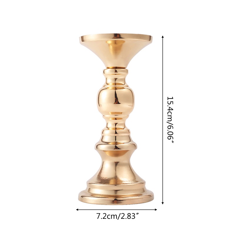 Chân Nến Màu Vàng / Bạc Trang Trí Nhà Cửa Dịp Valentine