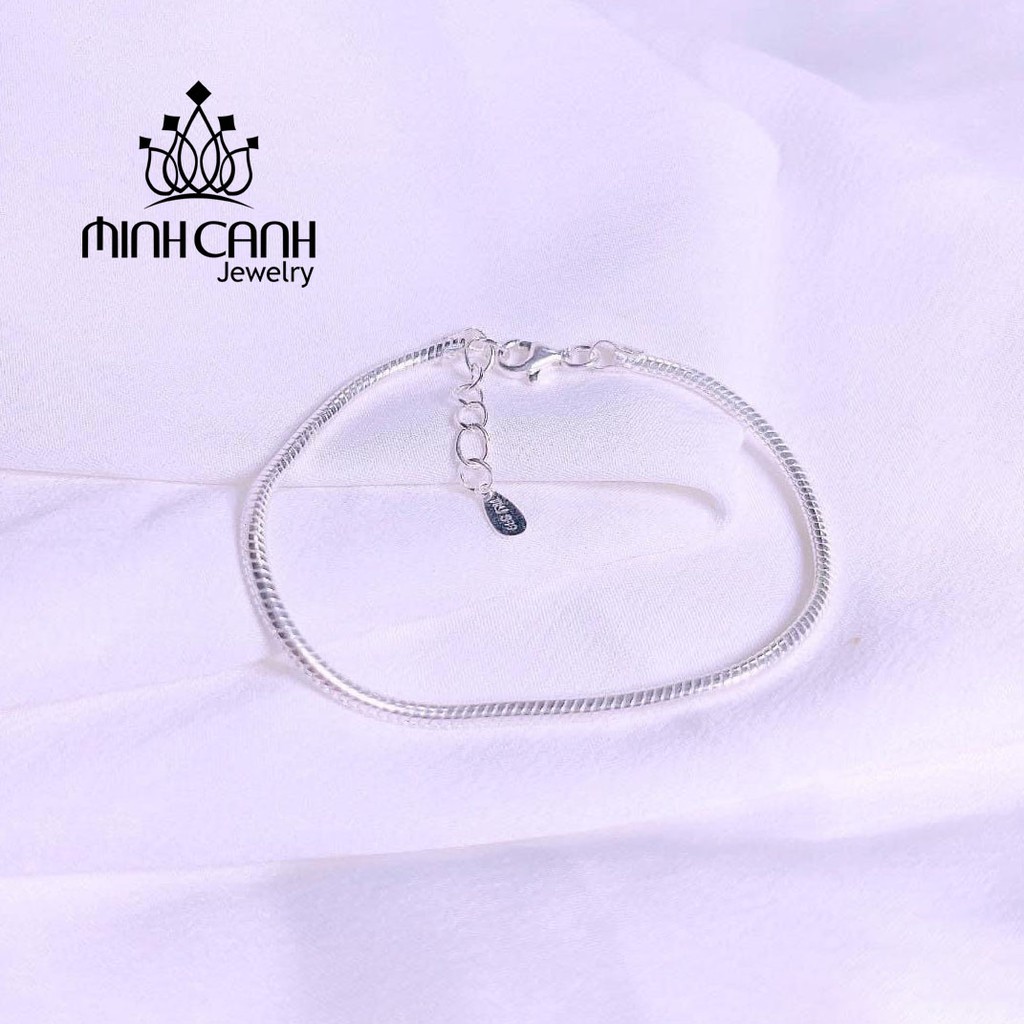 Lắc Tay Bạc Nữ Dây Mì Trơn - Minh Canh Jewelry