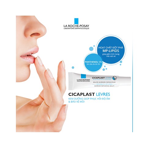 [Mã FMCGMALL giảm 8% đơn 250K] Kem Dưỡng giúp phục hồi độ ẩm & bảo vệ môi La Roche-Posay Cicaplast Lips 7.5ml | WebRaoVat - webraovat.net.vn