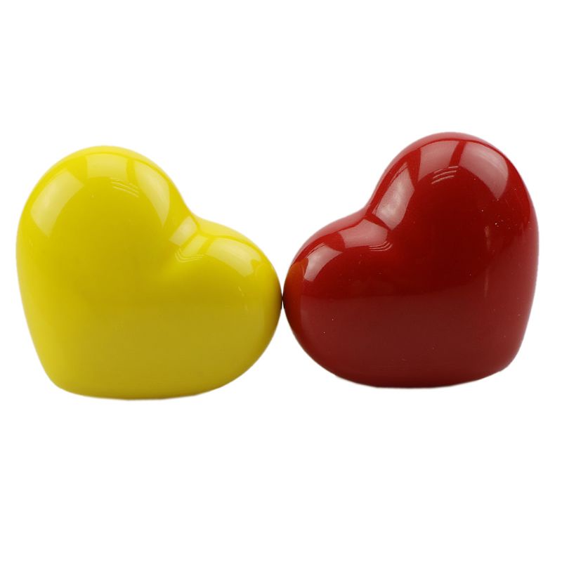 Tay Nắm Cửa Bằng Gốm Hình Trái Tim Phong Cách Retro