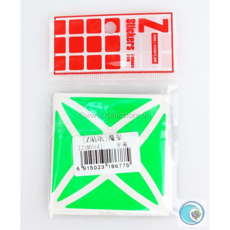 [SALE30% - FREESHIP] Phụ Kiện Zsticker Rex Cube HB - Sticker Rubik ĐỒ CHƠI CAO CẤP KHÔNG CHÌ