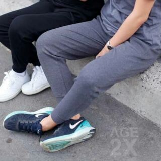 Quần jogger thun gân nam nữ