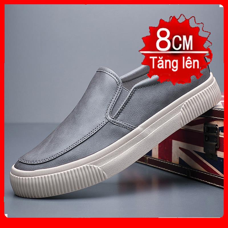 ✲❍Giày nam thời trang mới 2021, giày tăng chiều cao 8cm