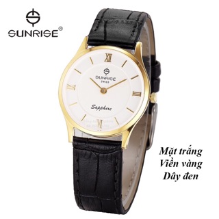 Đồng hồ nam Sunrise dây da cao cấp chính hãng