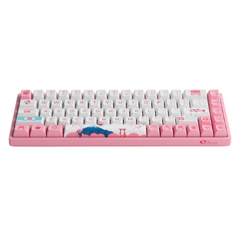 Bàn Phím Cơ AKKO 3068B Plus World Tour Tokyo - Bluetooth /Wireless /Hotswap /LED RGB - Hàng chính hãng