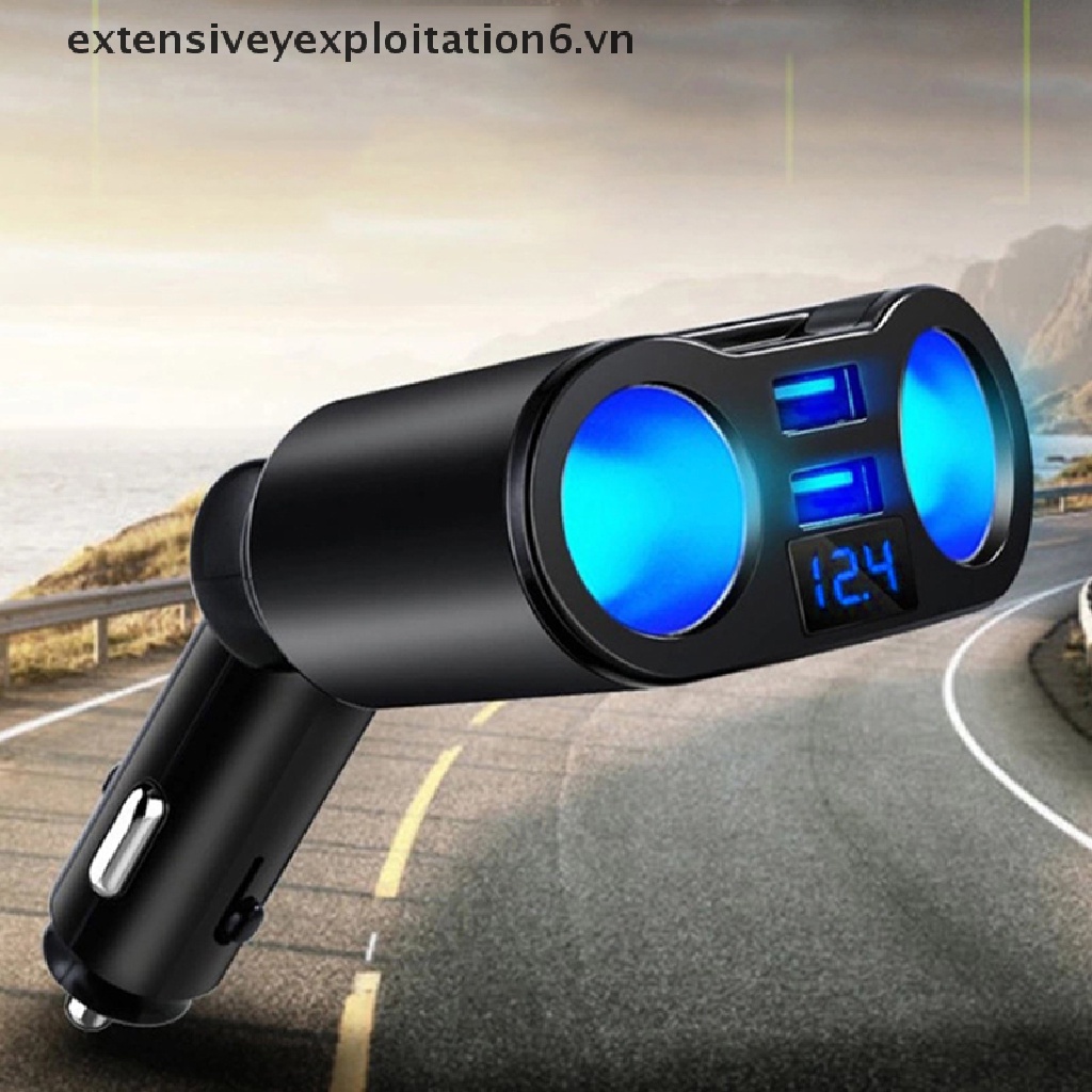 Ổ CắM 2 CổNg USB 12V / 24V / E6VN / 90W Chuyên DụNg Cho Xe Hơi