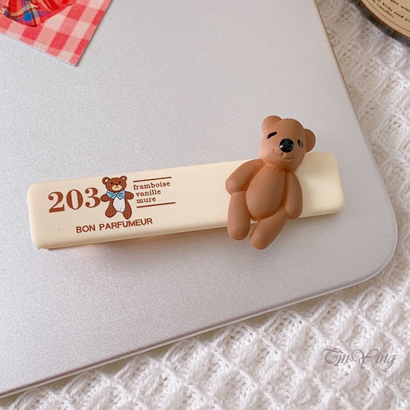 GETNOIVAS Kẹp Tóc Hình Động Vật Hoạt Hình 3D Dễ Thương Cho Nữ