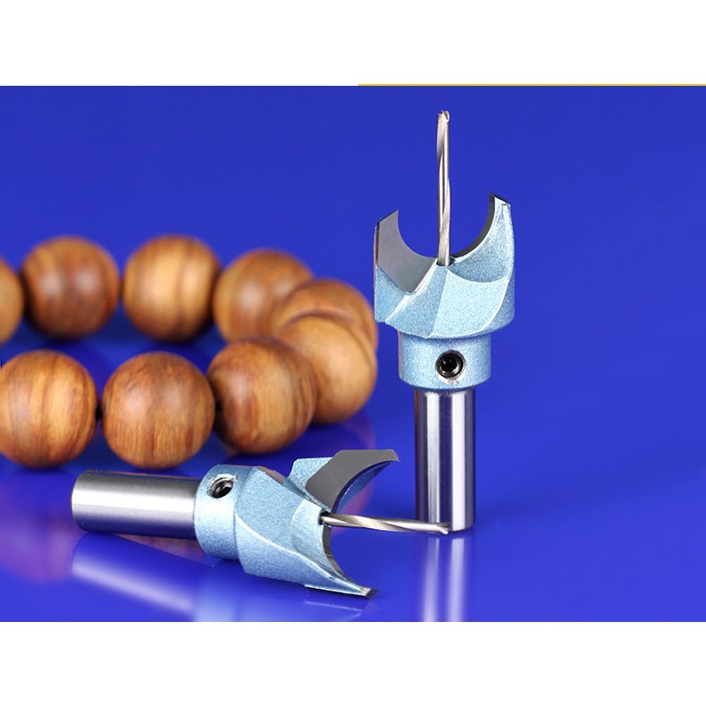 MŨI PHAY GỖ TẠO HẠT CHUỖI CÓ TÂM 15MM CAO CẤP