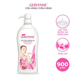 Sữa tắm trắng da Gervenne Pink Lily 900gr