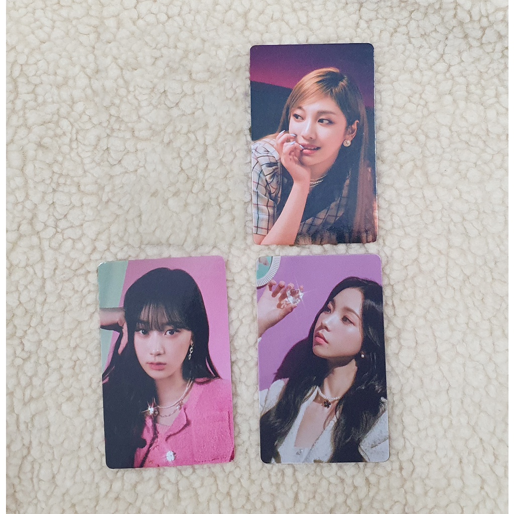 (Có sẵn) Ảnh photocard season greetings album Aespa 2022 Savage Karina Winter Ningning Giselle