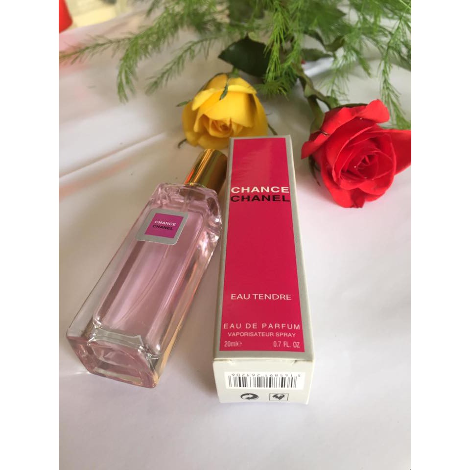 [Thơm lâu 8 tiếng] Nước hoa nữ Chance 20ml - xịt thơm body cao cấp chính hãng