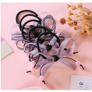 DÂY CỘT TÓC NƠ PHỐI HẠT ĐỘC LẠ PK153